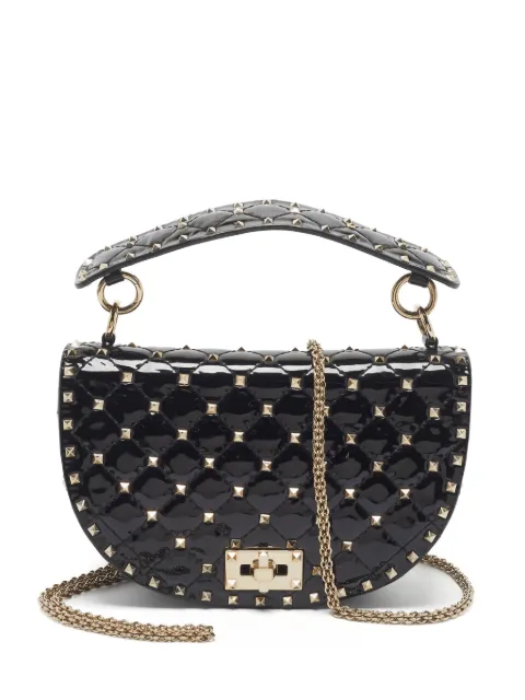 Valentino Garavani Pre-Owned Rockstud Spike crossbody bag Black 1360171