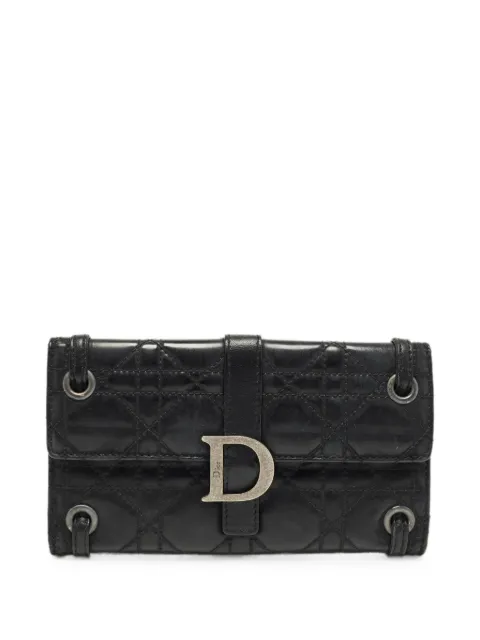 Christian Dior Pre-Owned logo wallet Black 1276580
