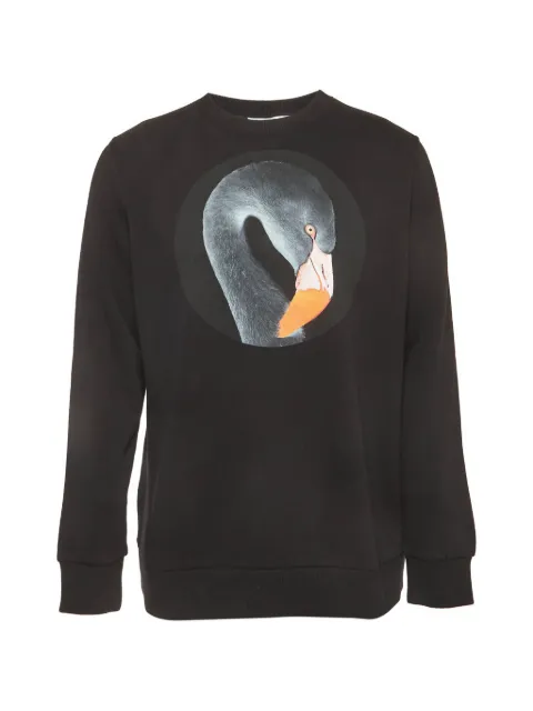 Givenchy Pre-Owned swan-print sweatshirt Black 1311979