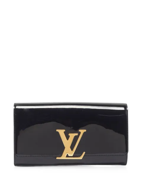 Louis Vuitton Pre-Owned 2014 Louise clutch bag Black 1358991