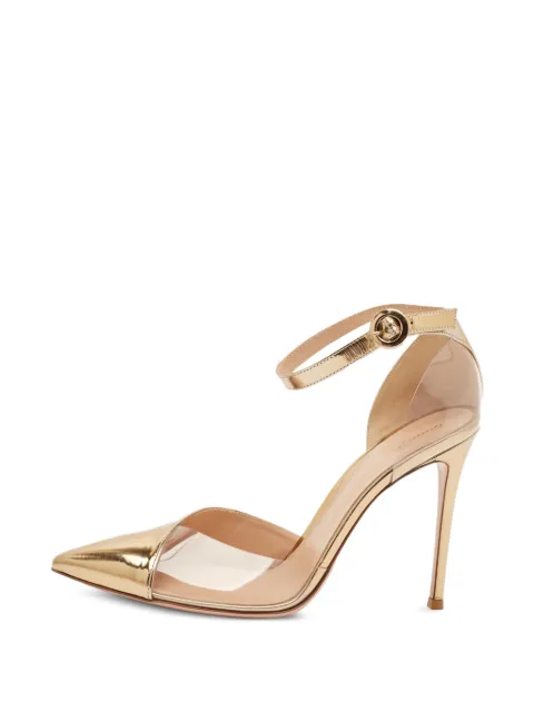 Gianvito Rossi Plexi heeled pumps White 1336295