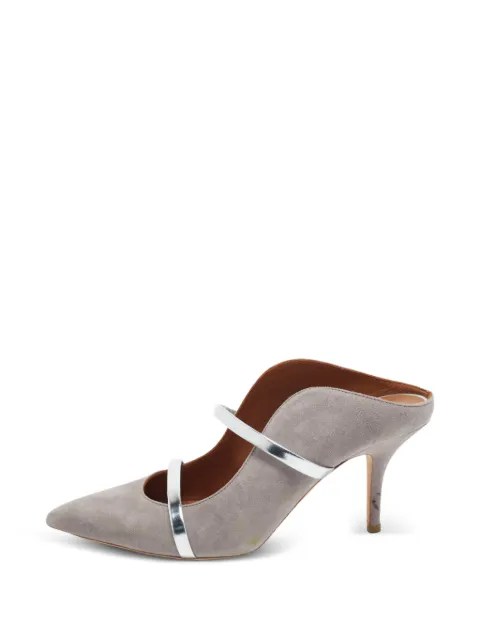 Malone Souliers Maureen curved strap mules Grey 1334802