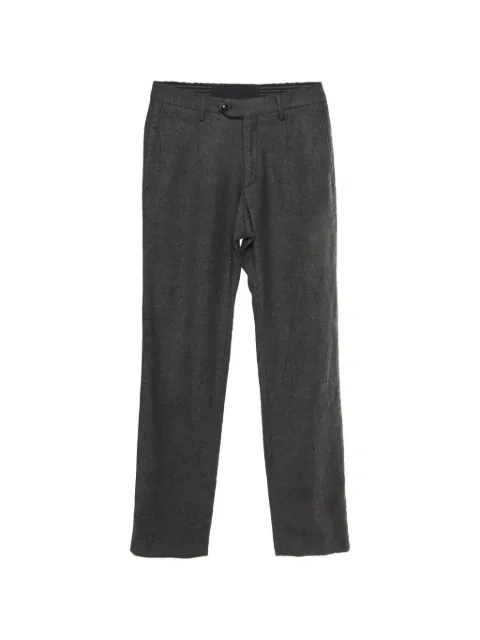 Giorgio Armani Pre-Owned tailored wool trousers Grey 1324308