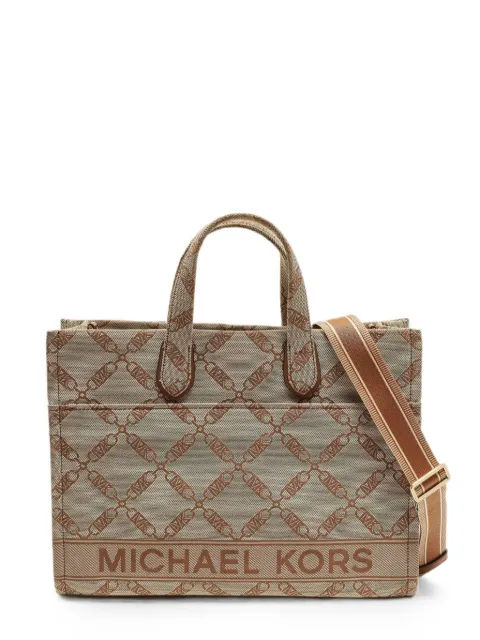 Michael Kors Vintage large Gigi monogram tote bag Neutrals 1288417
