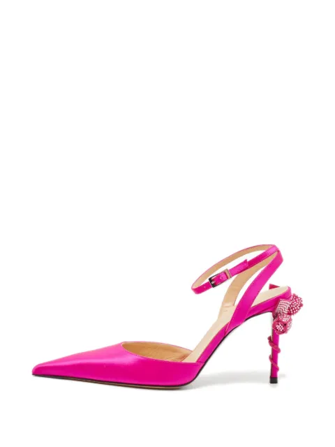 MACH & MACH Wonder Tulip ankle-strap heeled pumps Pink 1330972