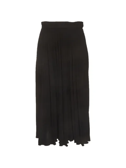 Maison Martin Margiela Pre-Owned plissé midi skirt Black 1337967