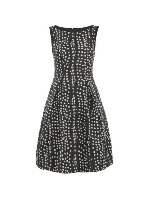 Max Mara polka-dot flared midi dress Black 1313511