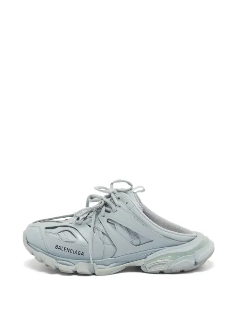 Balenciaga Pre-Owned Track lace-up mules Blue 1360717
