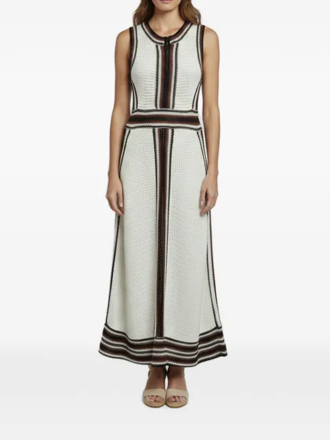 424 striped crochet maxi dress Neutrals 1355153