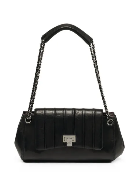 CHANEL Pre-Owned 2002-2003 Accordion quilted shoulder bag Black 1275745