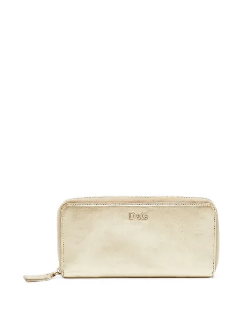 Dolce & Gabbana Pre-Owned D&G zip-around wallet Gold 1324911