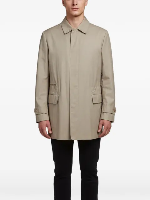 Brioni Vintage zip-up collared jacket Neutrals 1342610