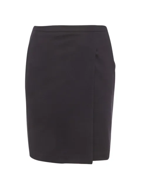 Max Mara wrap-design pencil mini skirt Blue 1313710