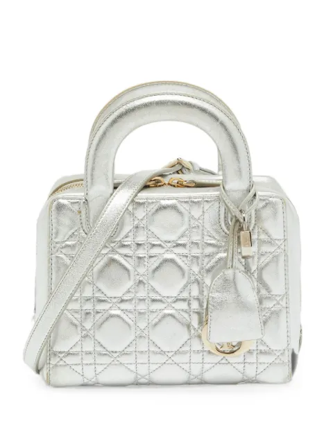 Christian Dior Pre-Owned 2011 Lily Cannage tote bag Silver 1279803