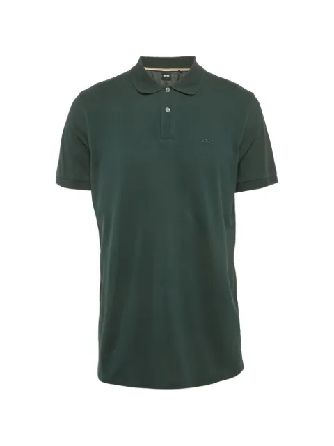 BOSS Pallas pique polo shirt Green 1258545