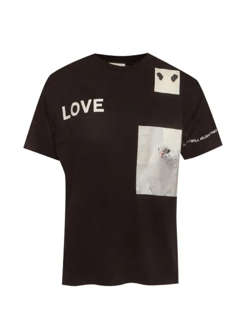 Burberry Pre-Owned graphic-print T-shirt Black 1331774