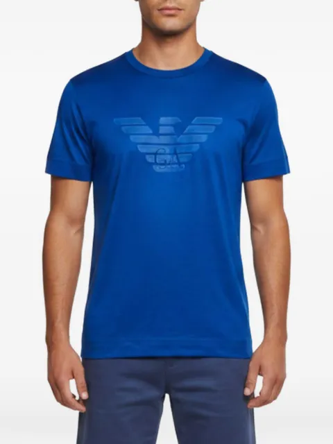 Emporio Armani Pre-Owned logo T-shirt Blue 1347586