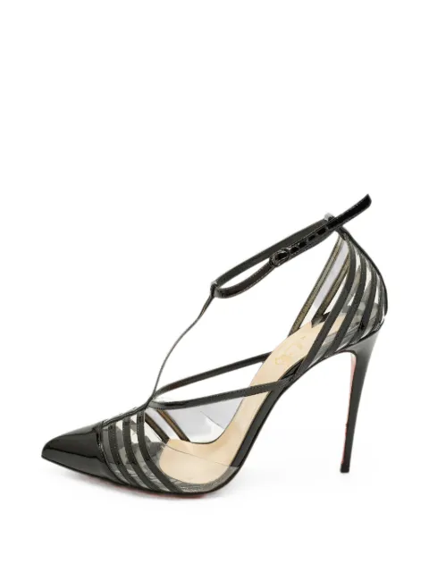 Christian Louboutin Pre-Owned Theodorella leather sandals Black 1267129