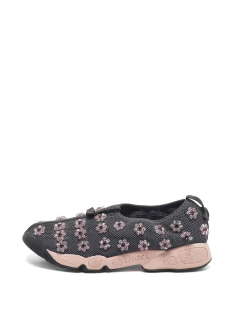 Christian Dior Pre-Owned Fusion mesh sneakers Grey 1339210