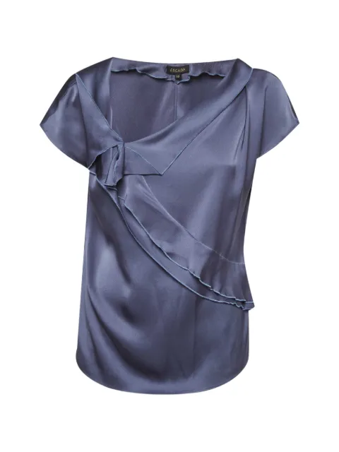 Escada Nanett ruffle top Blue 1347569