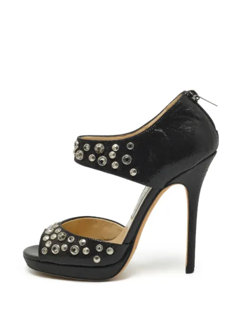 Jimmy Choo Pre-Owned Bonnie heeled sandals Black 1356653