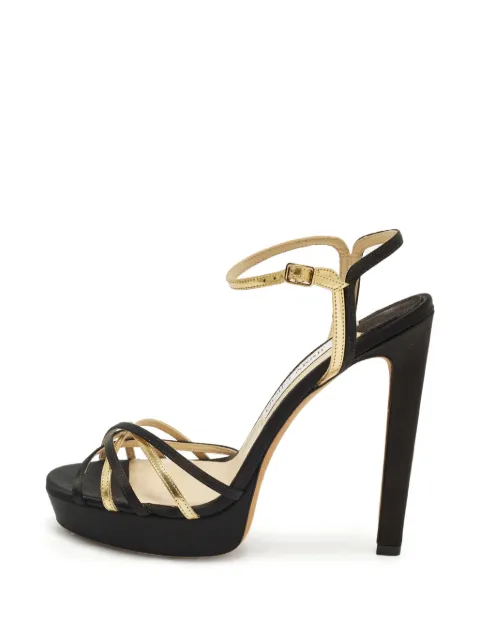 Jimmy Choo Pre-Owned ankle strap sandals Black 1302660