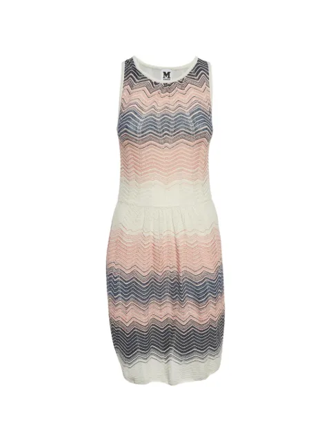 Missoni Pre-Owned mini Zig Zag sleeveless dress Neutrals 1292550