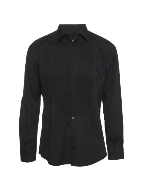 Dolce & Gabbana Pre-Owned cotton buttoned shirt Black 1362596