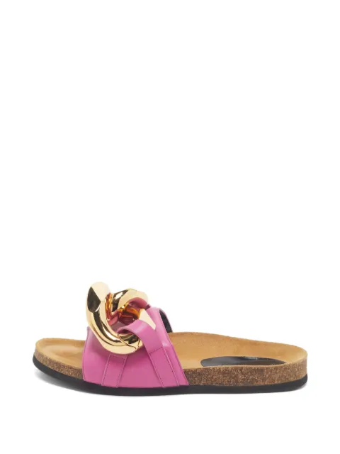 JW Anderson chain-link detail slip-on sandals Pink 1346530