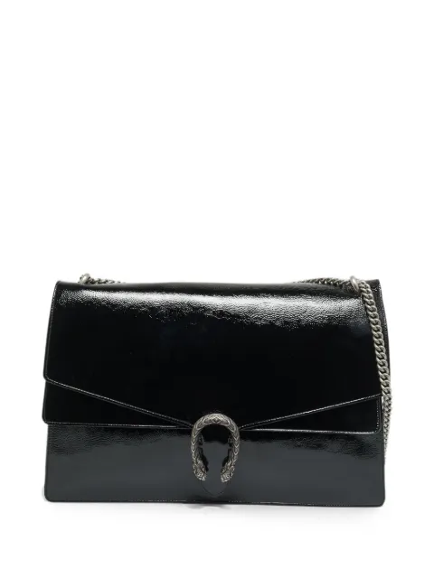 Gucci Pre-Owned large Dionysus leather shoulder bag Black 1337564