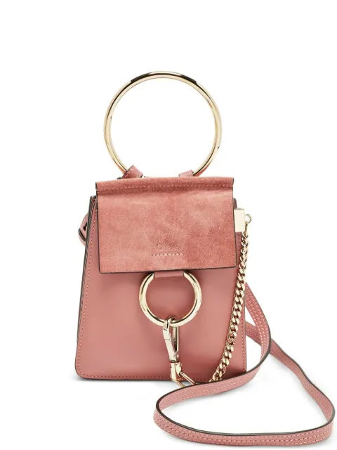 Chloé Pre-Owned Faye ring-handle crossbody bag Pink 1299876