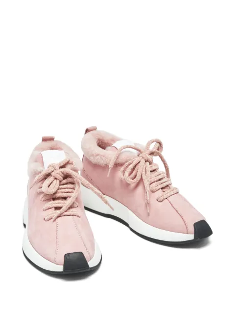 Giuseppe Zanotti Vintage Ferox wedge lace-up sneakers Pink 1278340