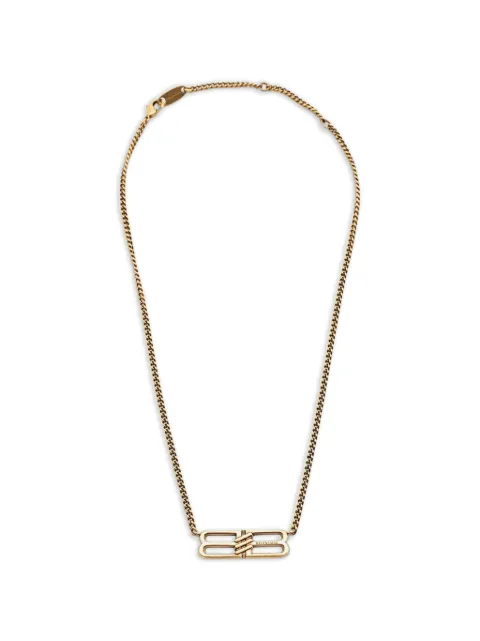 Balenciaga Pre-Owned BB Icon chain necklace Gold 1352580