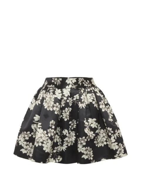 alice + olivia floral-print mini skirt Black 1290494