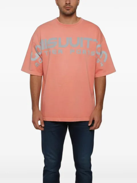Louis Vuitton Pre-Owned logo-print T-shirt Pink 1339900