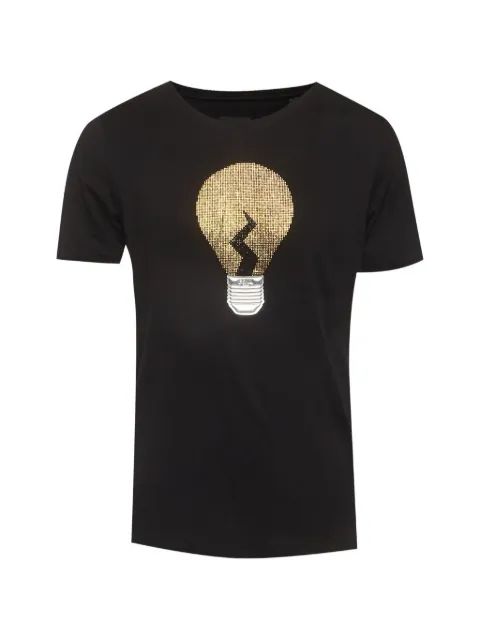 Fendi Pre-Owned lightbulb embellished T-shirt Black 1331669