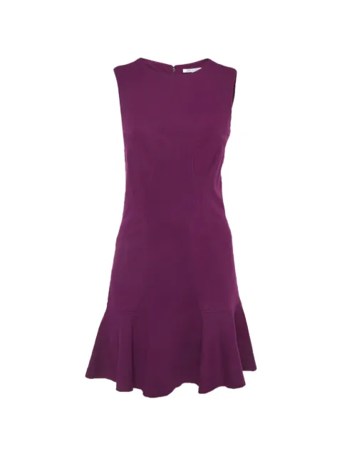 DVF Diane von Furstenberg flared-hem sleeveless dress Purple 1303457