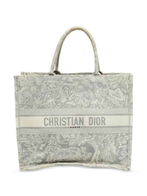 Christian Dior Pre-Owned 2021 large Book Tote bag Grey 1324564