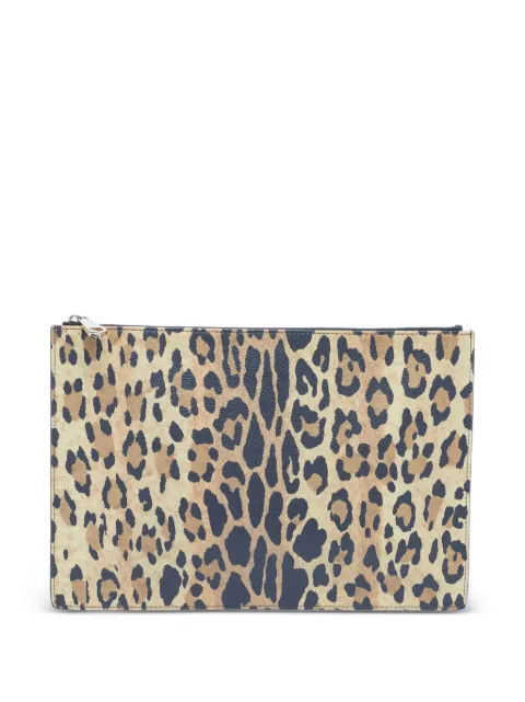 Givenchy Pre-Owned leopard-print pouch Neutrals 1311328