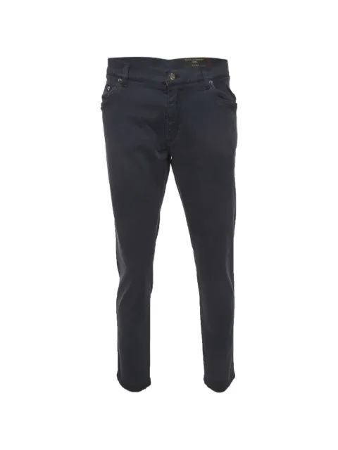 Dolce & Gabbana Pre-Owned Gold slim-fit jeans Blue 1336825
