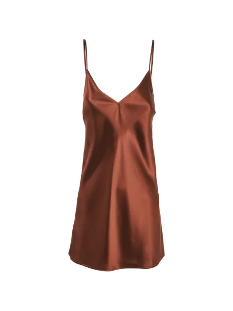 JOSEPH Clea satin cami top Brown 1272988