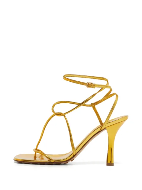 Bottega Veneta Pre-Owned The Line ankle strap sandals Gold 1308604