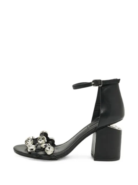 Alexander Wang Abby crystal-embellished sandals Black 1315545