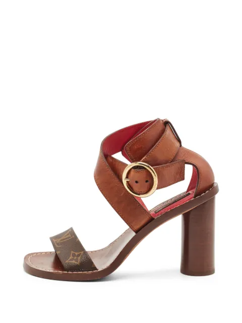 Louis Vuitton Pre-Owned Ocean Drive heeled sandals Brown 1342515