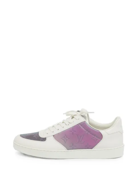 Louis Vuitton Pre-Owned Rivoli iridescent sneakers White 1257371