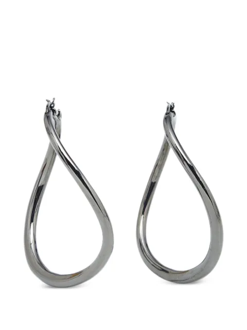 Valentino Garavani Pre-Owned hoop earrings Silver 1304519