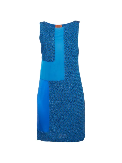 Missoni Pre-Owned lurex-knit sleeveless mini dress Blue 1306877