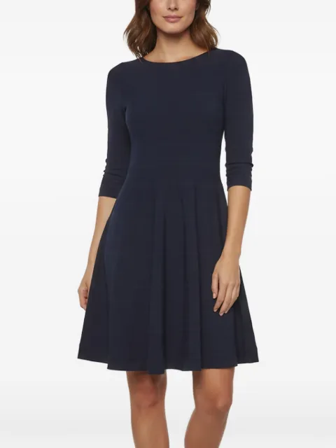 424 stretch-knit flared dress Blue 1342884