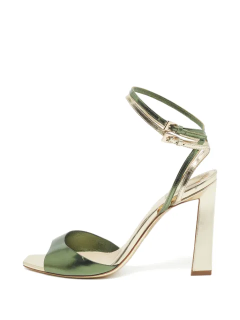 Christian Dior Pre-Owned ankle strap sandals Green 1309131