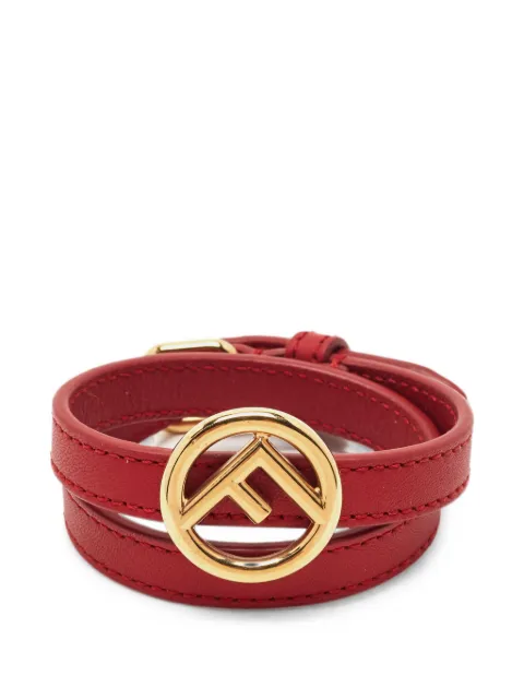 Fendi Pre-Owned F is Fendi double wrap bracelet Gold 1350934